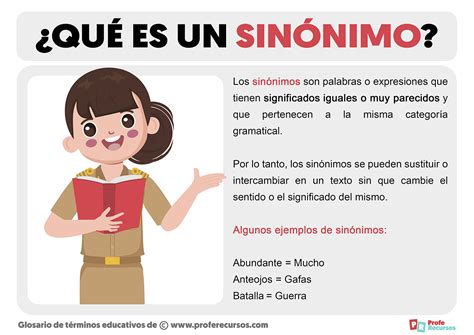 significado de sinonimo|definir sinonimos.